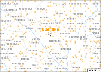 map of Gujarke