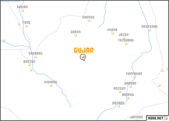 map of Gūjār