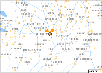 map of Gūjar