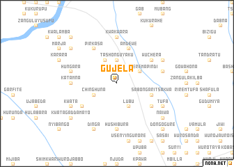 map of Gujela