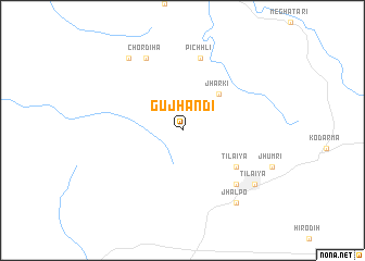 map of Gujhandi