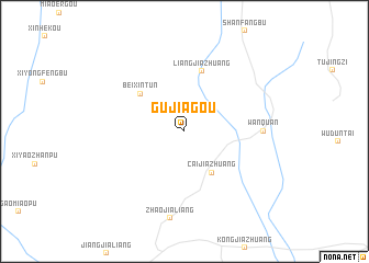 map of Gujiagou