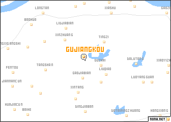 map of Gujiangkou