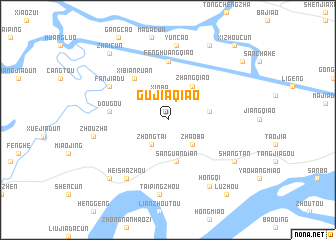 map of Gujiaqiao