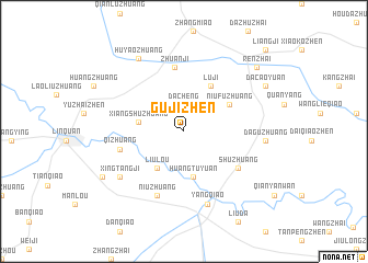 map of Gujizhen