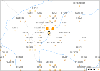 map of Gujī