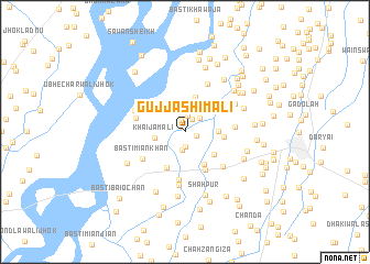 map of Gujja Shimāli