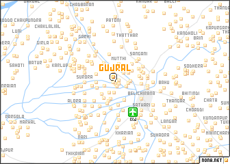 map of Gujrāl