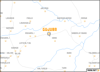 map of Gujuba