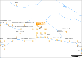 map of Gūkān