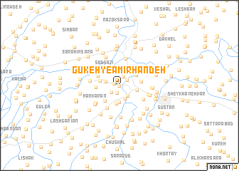 map of Gūkeh-ye Amīrhandeh