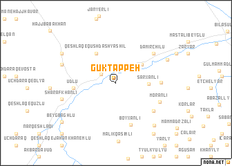 map of Gūk Tappeh