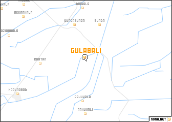 map of Gulāb Ali