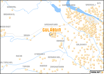 map of Gulāb Dīn