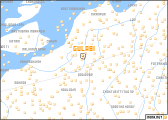 map of Gulābi