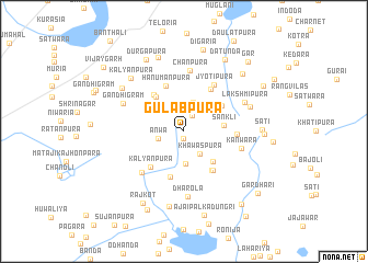 map of Gulābpura