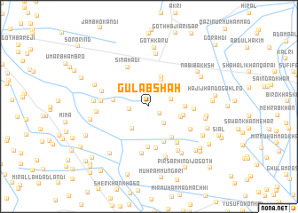 map of Gulāb Shāh