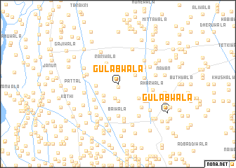 map of Gulābwāla