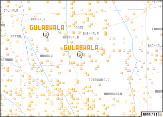 map of Gulābwāla