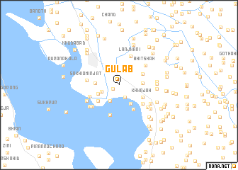 map of Gulāb