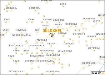 map of Gula Khel