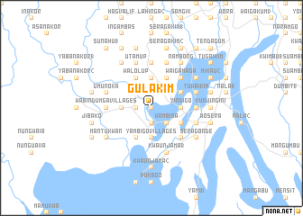 map of Gulakim