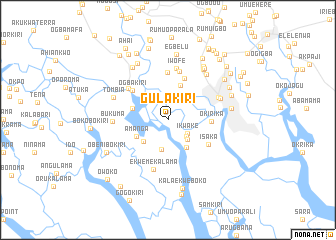 map of Gulakiri