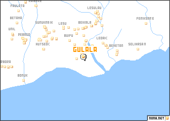 map of Gulala