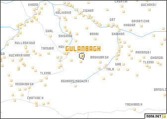 map of Gulān Bāgh