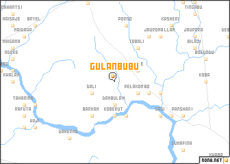 map of Gulan Bubu