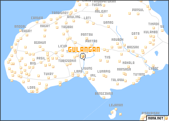 map of Gulangan