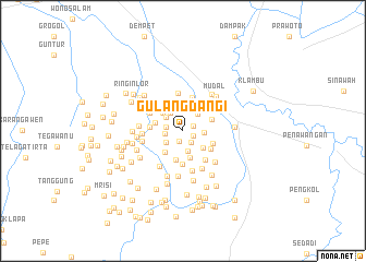 map of Gulangdangi