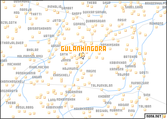 map of Gulan Hingora