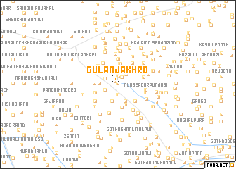 map of Gulān Jākhro