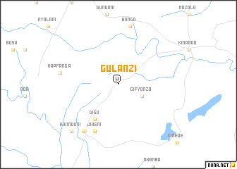 map of Gulanzi