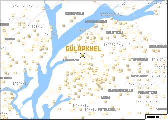 map of Gulāp Khel