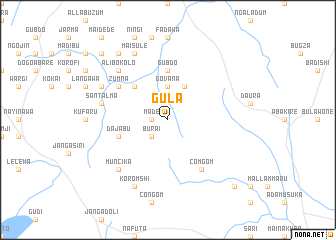 map of Gula