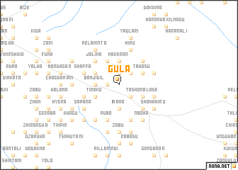 map of Gula