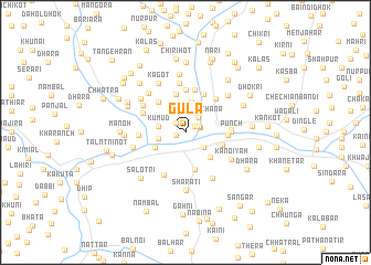 map of Gūla