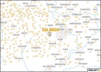 map of Gulbāgh