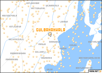 map of Gulbahāhwāla