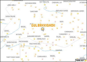 map of Gul Bakki Dhok