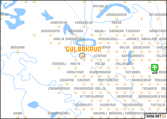 map of Gulbākpur