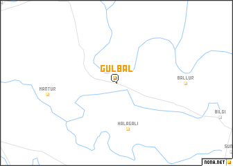 map of Gulbāl