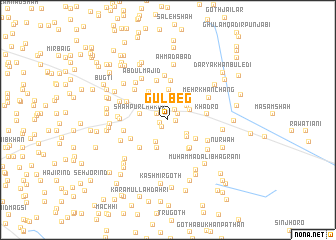 map of Gul Beg