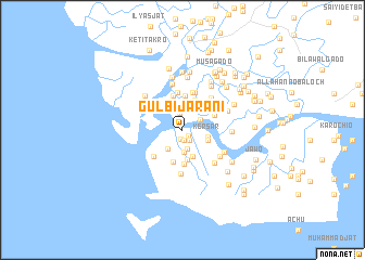 map of Gul Bijārāni