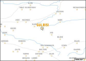 map of Gulbīši