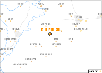 map of Gulʼ-Bulak