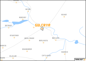 map of Gülçayır