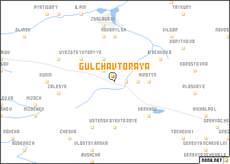 map of Gulʼcha Vtoraya